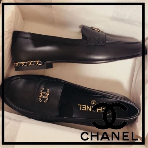 chaussures coco chanel femme|Chanel fashion moccasins.